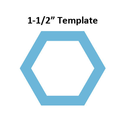Hexagon 1-1/2inch - Template I-Spy