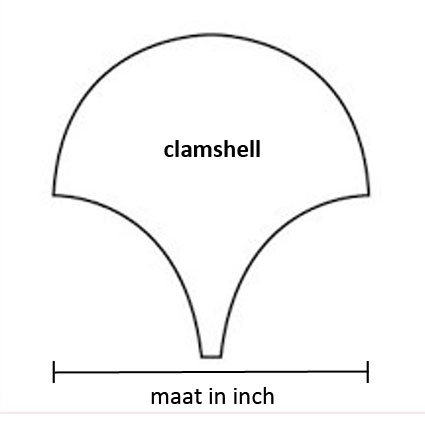 Clamshell 1-1/2inch - Papiertjes (50x) - Busyfingers
