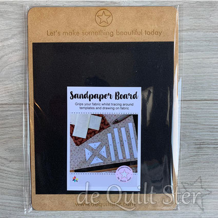 Sandpaperboard (Schuurpapier plankje) - Engels