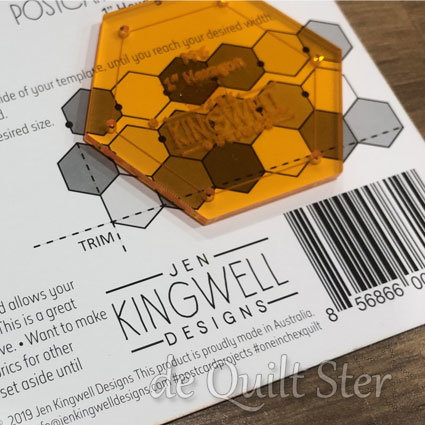 Jen Kingwell - Postcard Project #6 1inch Hex