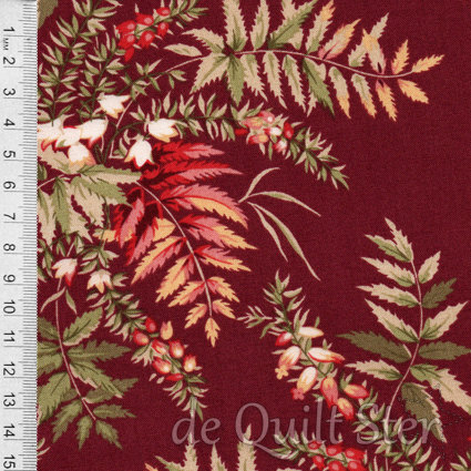 COUPON The Seamstress | Fern Cranberry [9768R] 127x110cm