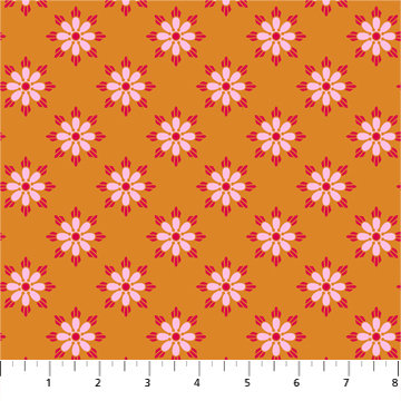 COUPON True Kisses | Flower Dot Cheddar [90368-55] 134x110cm