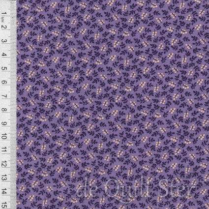 COUPON Petite Perennials | Sweet Leaf Purple [52535-5] 56x110cm