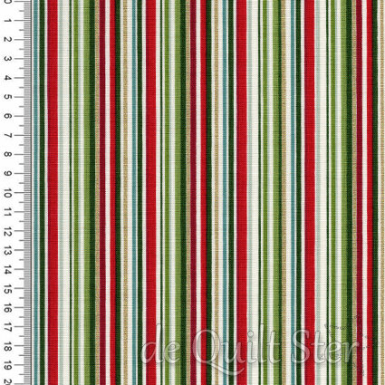 Classic Christmas Foliage| Straight Stripe [2203G3]