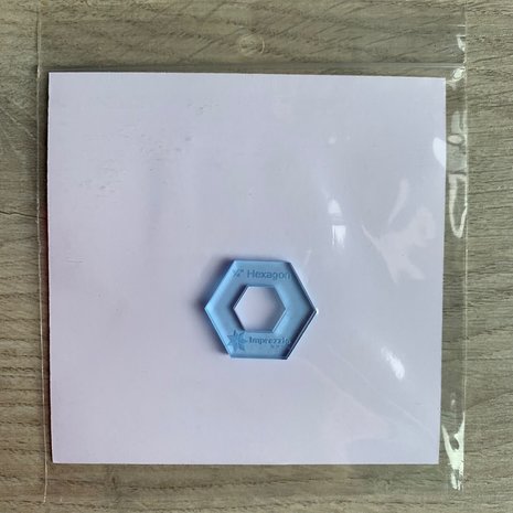 Template I-Spy | Hexagon 1/4inch [TempHEX14]