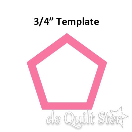 Pentagon 3/4inch - Template I-Spy - Acryl Laminate