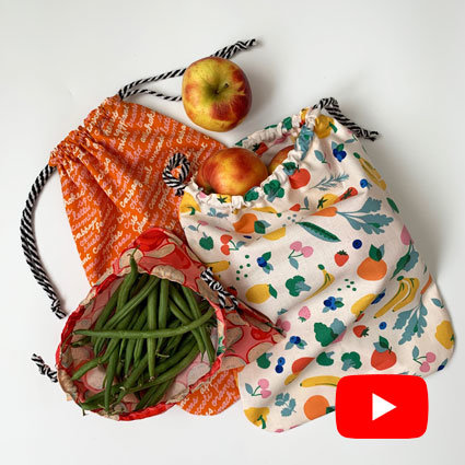 Quilt Ster Pakket 'Zero Waste Groente & Fruit tasje'