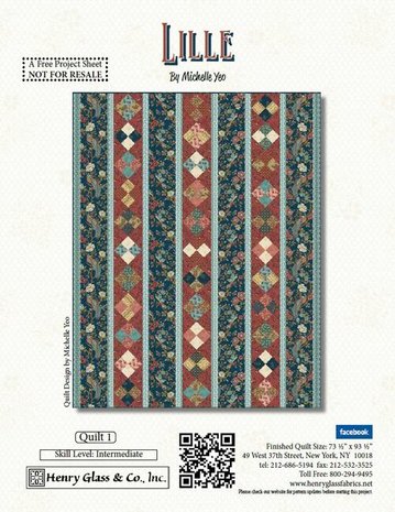 COUPON Lille| Swaying Flowers Light Teal [2762-17] 90x110cm