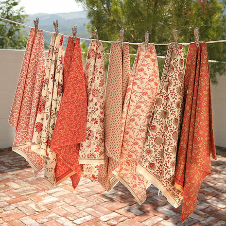 COUPON Bonheur de Jour | Halmen Rouge [13917-11] 71x110cm