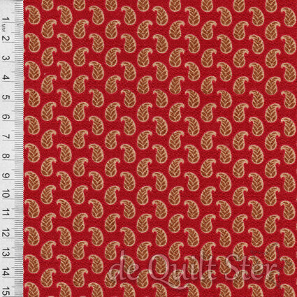 COUPON Bonheur de Jour | Halmen Rouge [13917-11] 71x110cm