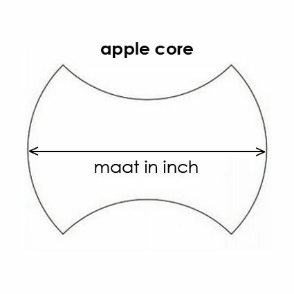 Apple Core 2inch - Papiertjes