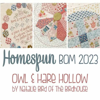 Homespun B.O.M. Quilt | Owl & Hare Hollow by Nathalie Bird