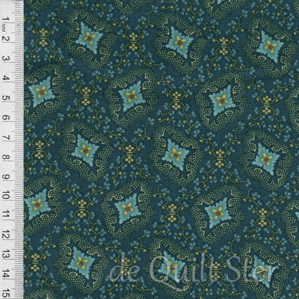 Bannard Hills | Diamond Foulard Teal [2941-77]