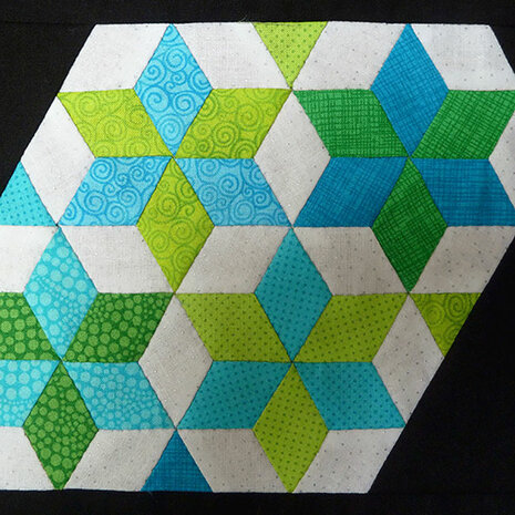 Quilt Stempel | Six Point Star & Triangle [CRP0187]