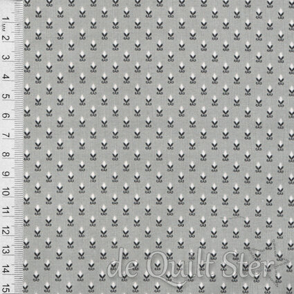 COUPON French Mill | Foulard Grey [740C] 96x110cm