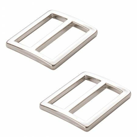 ByAnnie | Sliders Widemouth Nickel 1" / set van 2 [HAR1SLNTWO]