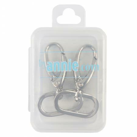 ByAnnie | Swivel Hooks Nickel 1" / set van 2 [HAR1SWNTWO]