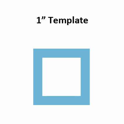 Template I-Spy | Vierkant 1inch [TempVier100]