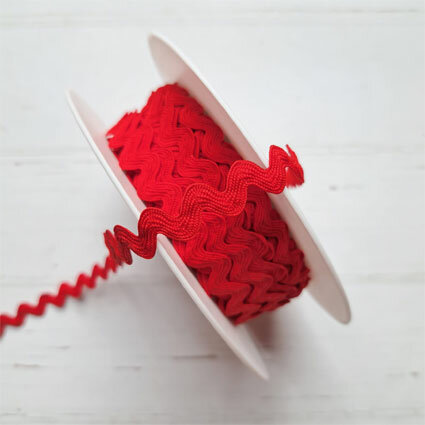 ZigZag band | 14mm - Rood