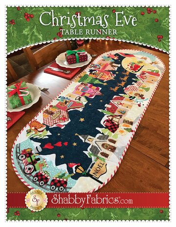 Shabby Fabrics | Patroon 'Christmas Eve Table Runner' *VERWACHT MEDIO NOV'25*