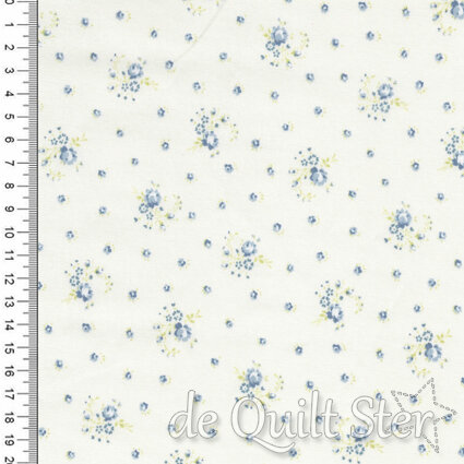 Hollyhocks & Roses | Little Roses Jasmine Sky [3052-12]