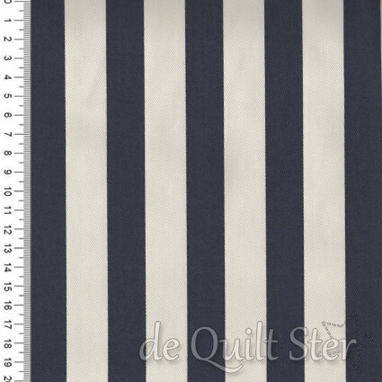 Big Stripe | 7/8inch navy/creme [88610]