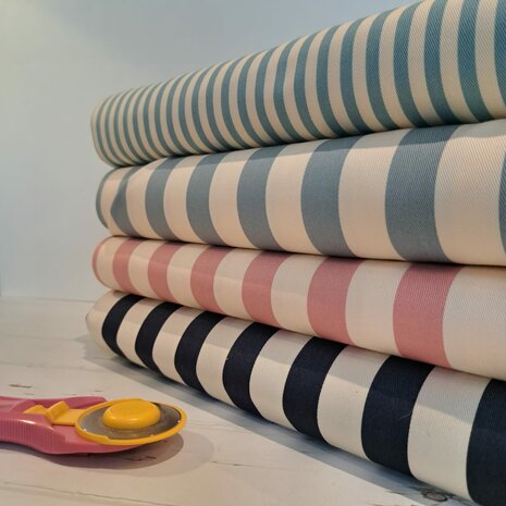 Big Stripe | 7/8inch navy/creme [88610]