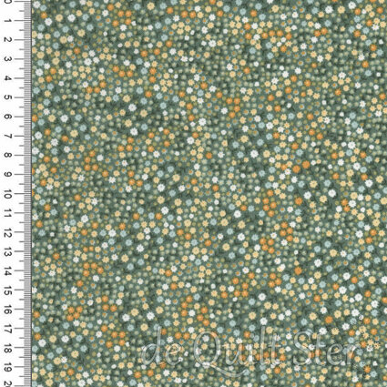 Hello Autumn | Mini Blooms Teal [100T]