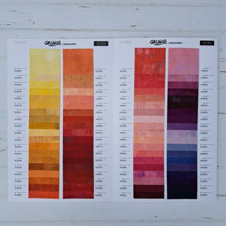 Grunge | Kleurenkaart / Color Card v02/2025