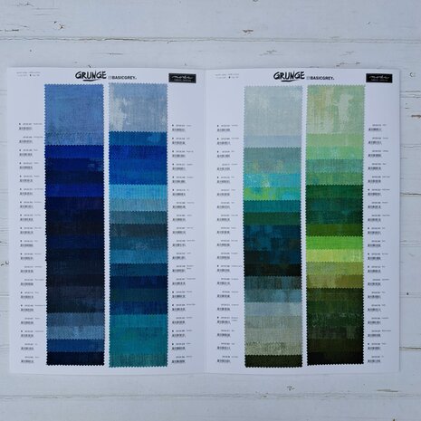 Grunge | Kleurenkaart / Color Card v02/2025