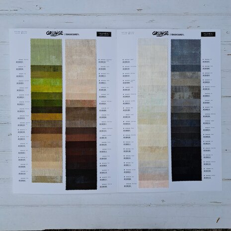 Grunge | Kleurenkaart / Color Card v02/2025