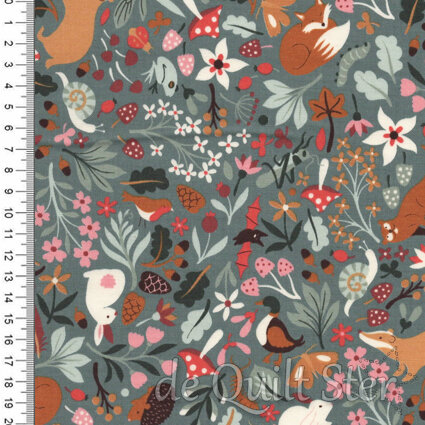 Acorn Hollow | Flora & Fauna Dark Green [30760-14]
