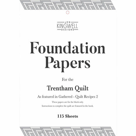 Jen Kingwell - Foundation Piecing Papers 'Trentham' *PRE-ORDER*