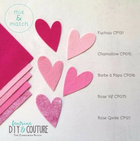 Cinnamon Patch Vilt Fuchsia [CP131]