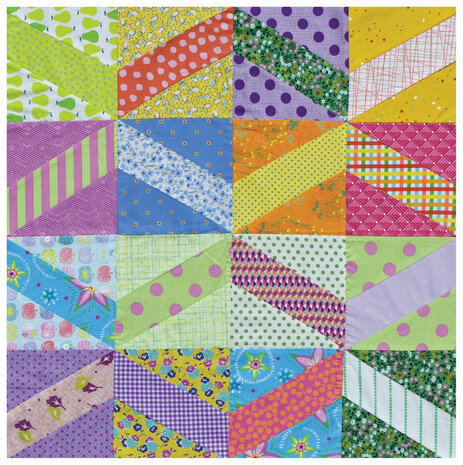 Jen Kingwell - Foundation Piecing Papers 'Baby Ridgeline Block' 