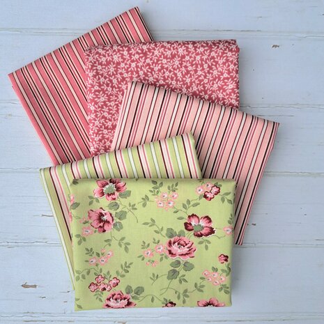 COUPON A Very Sweet Christmas | Rose Stripe [3066-11] 50x110cm**