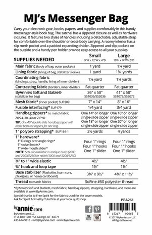 ByAnnie | MJ's Messenger Bag [PBA261]