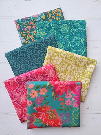 Parlor | Happy Blooms Teal [11960-15]