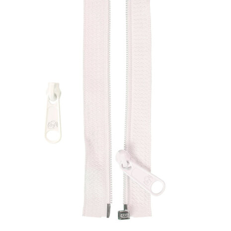 ByAnnie Rits | 50inch -  White [ZIP50-100] | Seperating Zipper