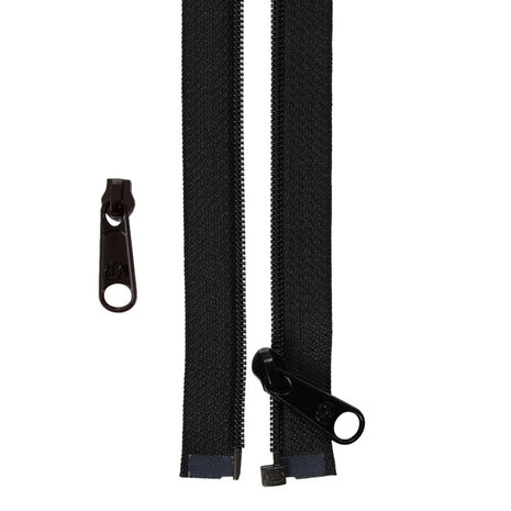 ByAnnie Rits | 50inch -  Black [ZIP50-105] | Seperating Zipper