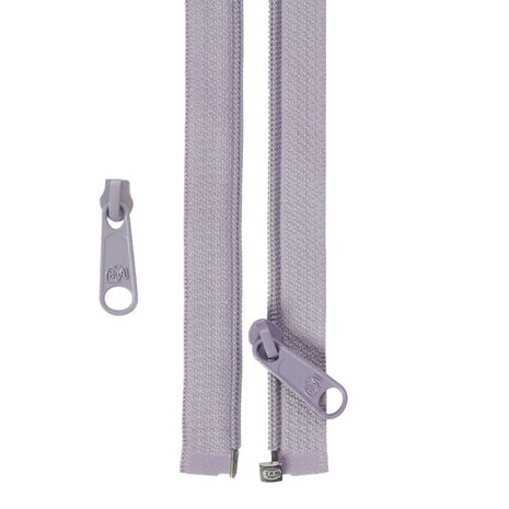 ByAnnie Rits | 50inch -  Pewter [110] | Seperating Zipper