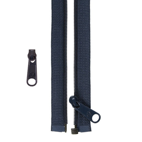 ByAnnie Rits | 50inch -  Navy [ZIP50-235] | Seperating Zipper