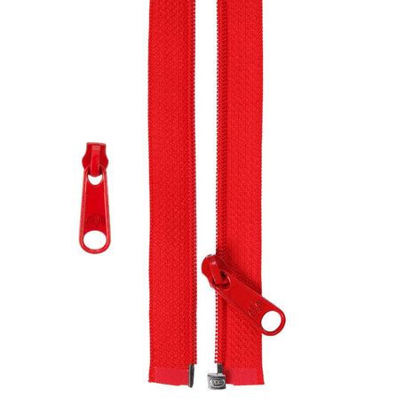 ByAnnie Rits | 50inch -  Atom Red [ZIP50-260] | Seperating Zipper