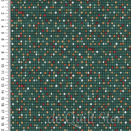 Makower UK | Golden - Mosaic Green [162G]