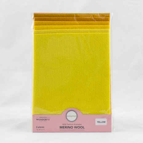 Sue Spargo Merino Wol Packs | 1/32 - Yellow [SWP32]