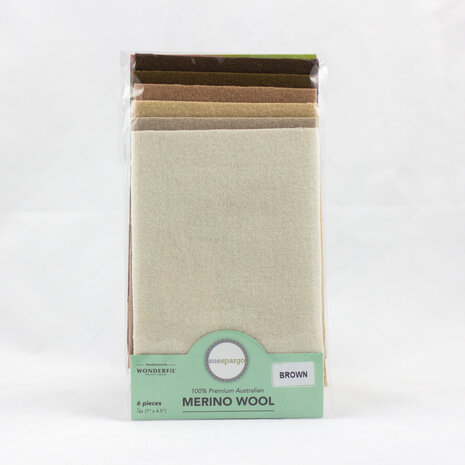 Sue Spargo Merino Wol Packs | 1/64 - Brown [SWP64]