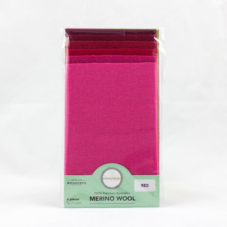 Sue Spargo Merino Wol Packs | 1/64 - Red [SWP64]