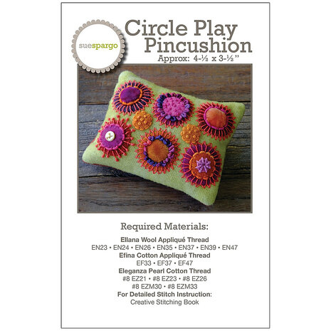 Sue Spargo | Circle Play Pincushion
