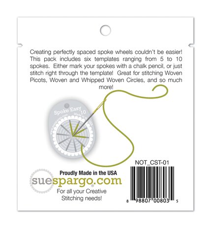 Sue Spargo | Creative Stitching Tools - Spoke Easy