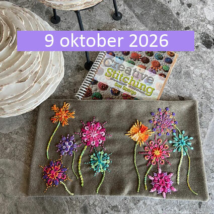 Workshop | Creative Cover, Borduren &aacute; la Sue Spargo - Fanny Eikelenboom